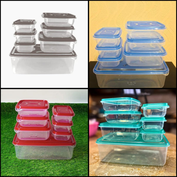 ThumbLock 7Pcs Fridge Organizer Box Set