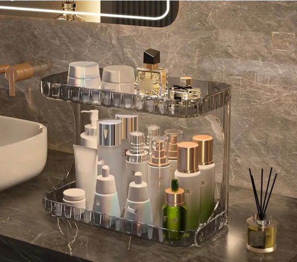 2 Layer Crystal Perfume Rack
